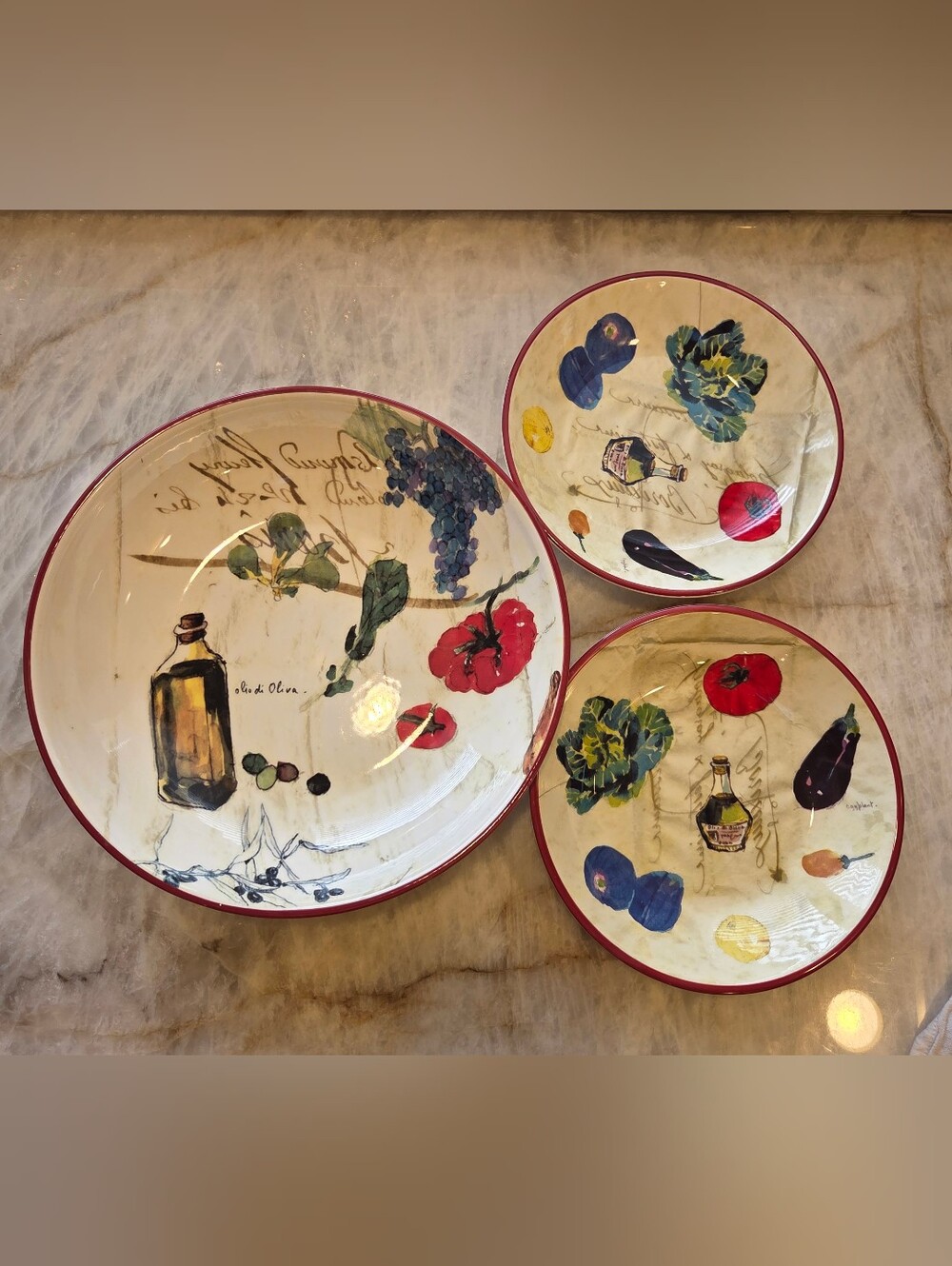 Williams Sonoma 3 Piece Server Set